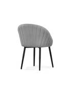 Стул мягкий «Сутгайн MR–11», на металлокаркасе, цвет серый/чёрный  (артикул 10997627)  большой выбор товаров оптом и в розницу по низким ценам с доставкой