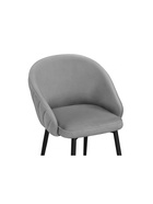 Стул мягкий «Сутгайн MR–11», на металлокаркасе, цвет серый/чёрный  (артикул 10997627)  большой выбор товаров оптом и в розницу по низким ценам с доставкой