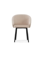 Стул мягкий «Сутгайн MR–26», на металлокаркасе, цвет бежевый/чёрный  (артикул 10997628)  большой выбор товаров оптом и в розницу по низким ценам с доставкой