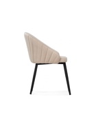 Стул мягкий «Сутгайн MR–26», на металлокаркасе, цвет бежевый/чёрный  (артикул 10997628)  большой выбор товаров оптом и в розницу по низким ценам с доставкой