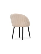 Стул мягкий «Сутгайн MR–26», на металлокаркасе, цвет бежевый/чёрный  (артикул 10997628)  большой выбор товаров оптом и в розницу по низким ценам с доставкой