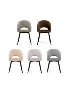 Стул мягкий «Клэйн MR–11», на металлокаркасе, цвет серый/чёрный  (артикул 10997636)  большой выбор товаров оптом и в розницу по низким ценам с доставкой