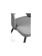 Стул мягкий «Клэйн MR–11», на металлокаркасе, цвет серый/чёрный  (артикул 10997636)  большой выбор товаров оптом и в розницу по низким ценам с доставкой