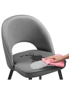 Стул мягкий «Клэйн MR–11», на металлокаркасе, цвет серый/чёрный  (артикул 10997636)  большой выбор товаров оптом и в розницу по низким ценам с доставкой