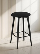 Стул полубарный «Гангток», крутящийся, цвет чёрный/чёрный матовый  (артикул 10997639)  большой выбор товаров оптом и в розницу по низким ценам с доставкой