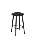 Стул полубарный «Гангток», крутящийся, цвет чёрный/чёрный матовый  (артикул 10997639)  большой выбор товаров оптом и в розницу по низким ценам с доставкой