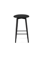 Стул полубарный «Гангток», крутящийся, цвет чёрный/чёрный матовый  (артикул 10997639)  большой выбор товаров оптом и в розницу по низким ценам с доставкой