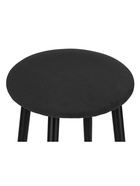 Стул полубарный «Гангток», крутящийся, цвет чёрный/чёрный матовый  (артикул 10997639)  большой выбор товаров оптом и в розницу по низким ценам с доставкой