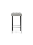 Стул полубарный «Лофт», обивка мадера 20, цвет серый/чёрный матовый - Фото 6