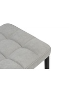 Стул полубарный «Лофт», обивка мадера 20, цвет серый/чёрный матовый - Фото 8