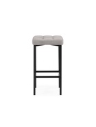 Стул полубарный «Лофт», обивка катания, цвет серый/чёрный - Фото 2