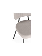 Стул мягкий для кухни «Вакао», обивка велюр, цвет латте brendy smoke 04 /чёрный  (артикул 10997646)  большой выбор товаров оптом и в розницу по низким ценам с доставкой