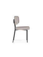 Стул мягкий для кухни «Вакао», обивка велюр, цвет латте brendy smoke 04 /чёрный  (артикул 10997646)  большой выбор товаров оптом и в розницу по низким ценам с доставкой