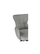 Стул мягкий для кухни Atlanta, вращающийся, обивка мебельная ткань, цвет серый/чёрный  (артикул 10997651)  большой выбор товаров оптом и в розницу по низким ценам с доставкой