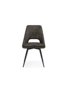 Стул мягкий для кухни Avianus, вращающийся, обивка шенилл, цвет коричневый/чёрный - Фото 7