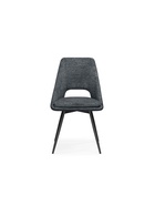 Стул мягкий для кухни Avianus, вращающийся, обивка шенилл, цвет тёмно-серый/чёрный - Фото 7