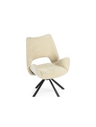 Стул мягкий Balaton 360, на металлокаркасе, крутящийся, цвет бежевый/чёрный - Фото 9