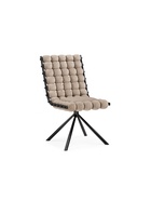 Стул мягкий Ball 1, на металлокаркасе, цвет бежевый/чёрный  (артикул 10997657)  большой выбор товаров оптом и в розницу по низким ценам с доставкой