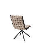 Стул мягкий Ball 1, на металлокаркасе, цвет бежевый/чёрный  (артикул 10997657)  большой выбор товаров оптом и в розницу по низким ценам с доставкой