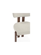 Стул мягкий Bandi, на металлокаркасе, цвет бежевый/орех - Фото 11