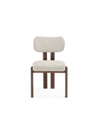 Стул мягкий Bandi, на металлокаркасе, цвет бежевый/орех - Фото 7