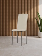 Стул для кухни Bozanak, на металлокаркасе, крокодил искусственная кожа, цвет жемчуг/светлый мусс  (артикул 10997661)  большой выбор товаров оптом и в розницу по низким ценам с доставкой