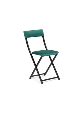 Стул для кухни Elevis, на металлокаркасе, цвет зелёный/чёрный  (артикул 10997665)  большой выбор товаров оптом и в розницу по низким ценам с доставкой