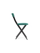 Стул для кухни Elevis, на металлокаркасе, цвет зелёный/чёрный  (артикул 10997665)  большой выбор товаров оптом и в розницу по низким ценам с доставкой