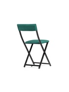 Стул для кухни Elevis, на металлокаркасе, цвет зелёный/чёрный  (артикул 10997665)  большой выбор товаров оптом и в розницу по низким ценам с доставкой