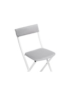 Стул для кухни Elevis, на металлокаркасе, цвет светло–серый/белый  (артикул 10997666)  большой выбор товаров оптом и в розницу по низким ценам с доставкой