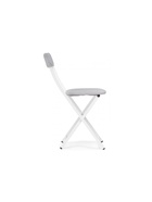 Стул для кухни Elevis, на металлокаркасе, цвет светло–серый/белый  (артикул 10997666)  большой выбор товаров оптом и в розницу по низким ценам с доставкой