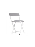 Стул для кухни Elevis, на металлокаркасе, цвет светло–серый/белый  (артикул 10997666)  большой выбор товаров оптом и в розницу по низким ценам с доставкой