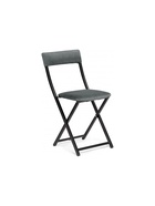 Стул для кухни Elevis, на металлокаркасе, цвет тёмно–серый/чёрный  (артикул 10997667)  большой выбор товаров оптом и в розницу по низким ценам с доставкой