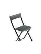 Стул для кухни Elevis, на металлокаркасе, цвет тёмно–серый/чёрный  (артикул 10997667)  большой выбор товаров оптом и в розницу по низким ценам с доставкой