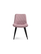 Стул мягкий Fox, на металлокаркасе, цвет светло–фиолетовый/чёрный  (артикул 10997669)  большой выбор товаров оптом и в розницу по низким ценам с доставкой