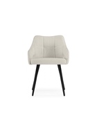 Стул мягкий Hera, на металлокаркасе, цвет бежевый/чёрный  (артикул 10997674)  большой выбор товаров оптом и в розницу по низким ценам с доставкой