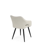 Стул мягкий Hera, на металлокаркасе, цвет бежевый/чёрный  (артикул 10997674)  большой выбор товаров оптом и в розницу по низким ценам с доставкой