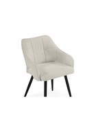 Стул мягкий Hera, на металлокаркасе, цвет бежевый/чёрный  (артикул 10997674)  большой выбор товаров оптом и в розницу по низким ценам с доставкой