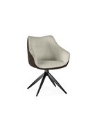 Стул мягкий Kansas, на металлокаркасе, цвет коричневый/кремовый/чёрный  (артикул 10997688)  большой выбор товаров оптом и в розницу по низким ценам с доставкой