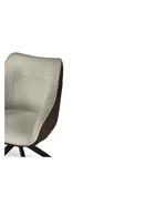 Стул мягкий Kansas, на металлокаркасе, цвет коричневый/кремовый/чёрный  (артикул 10997688)  большой выбор товаров оптом и в розницу по низким ценам с доставкой