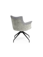 Стул мягкий Kaser 360, на металлокаркасе, крутящийся, цвет серый/чёрный  (артикул 10997691)  большой выбор товаров оптом и в розницу по низким ценам с доставкой