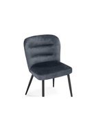 Стул мягкий Kilian, на металлокаркасе, цвет тёмно–серый/чёрный  (артикул 10997693)  большой выбор товаров оптом и в розницу по низким ценам с доставкой