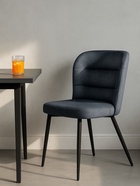 Стул мягкий Kilian, на металлокаркасе, цвет тёмно–серый/чёрный  (артикул 10997693)  большой выбор товаров оптом и в розницу по низким ценам с доставкой