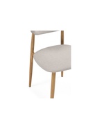 Стул мягкий Lisbon, на металлокаркасе, цвет бежевый/дерево - Фото 11