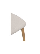 Стул мягкий Lisbon, на металлокаркасе, цвет бежевый/дерево - Фото 12