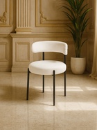 Стул мягкий Rudi, на металлокаркасе, цвет белый/чёрный  (артикул 10997699)  большой выбор товаров оптом и в розницу по низким ценам с доставкой