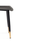 Стул мягкий Seda 1, на металлокаркасе, цвет тёмно–серый/золотой/чёрный  (артикул 10997701)  большой выбор товаров оптом и в розницу по низким ценам с доставкой