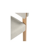 Стул мягкий Selma, на металлокаркасе, цвет бежевый/бук  (артикул 10997702)  большой выбор товаров оптом и в розницу по низким ценам с доставкой