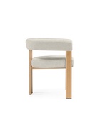 Стул мягкий Selma, на металлокаркасе, цвет бежевый/бук  (артикул 10997702)  большой выбор товаров оптом и в розницу по низким ценам с доставкой