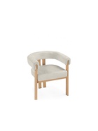 Стул мягкий Selma, на металлокаркасе, цвет бежевый/бук  (артикул 10997702)  большой выбор товаров оптом и в розницу по низким ценам с доставкой